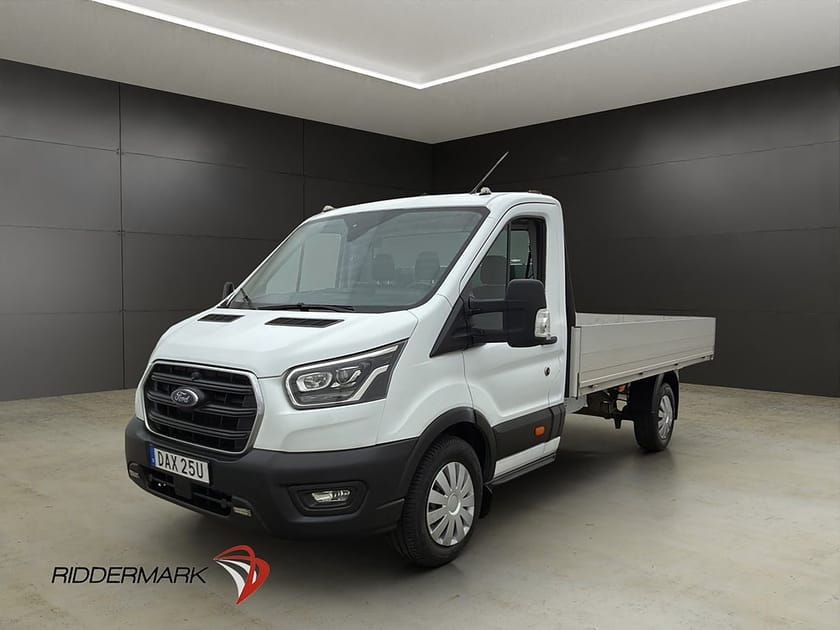 Bild 3 av Ford Transit 350 Chassi Cab FLAKBIL 170hk Värmare 3-Sits Drag CARPLAY Moms