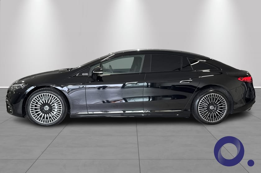 Bilde 2 av Mercedes-Benz EQS 580 4MATIC Hyperscreen, 10g bakakselstyring, Pano