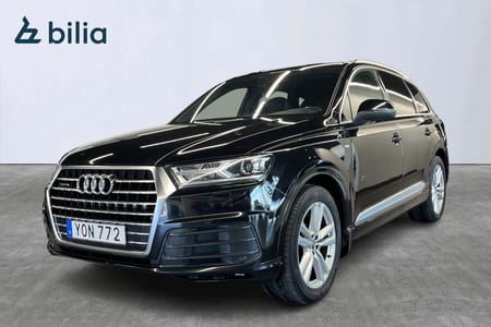 Audi Q7 Quattro TipTronic S-Line 7-sits Kamera Drag SoV-däck Värmare
