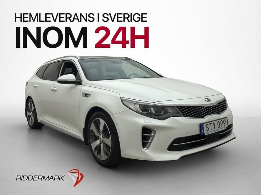 Bild 1 av Kia Optima Sport Wagon 1.7 141hk GT-Line Skinn Navi Pano H/K Drag