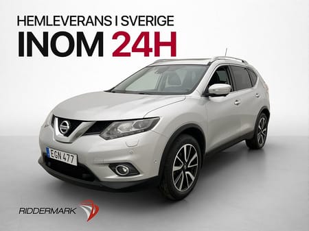 Nissan X-Trail 7 Seats 1.6 dCi sits Pano 360° Drag Skinn Navi