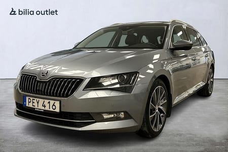 Škoda Superb Kombi Skoda 2.0 TDI L&K B-kam Drag Skinn Navi Canton Nybesikt