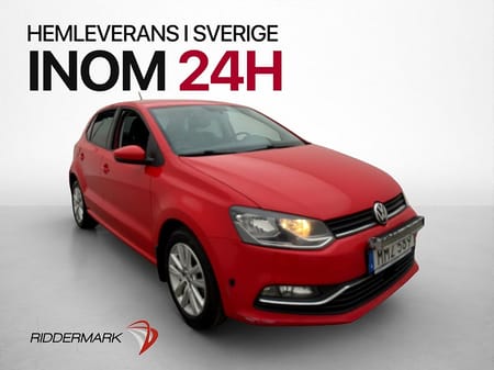 Volkswagen Polo TSI 90hk M/K-Värmare Kamera Dragkrok