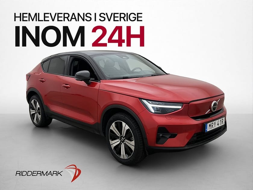 Bild 1 av Volvo C40 Recharge Twin motor 408hk Ultimate Värm H/K Drag 360°