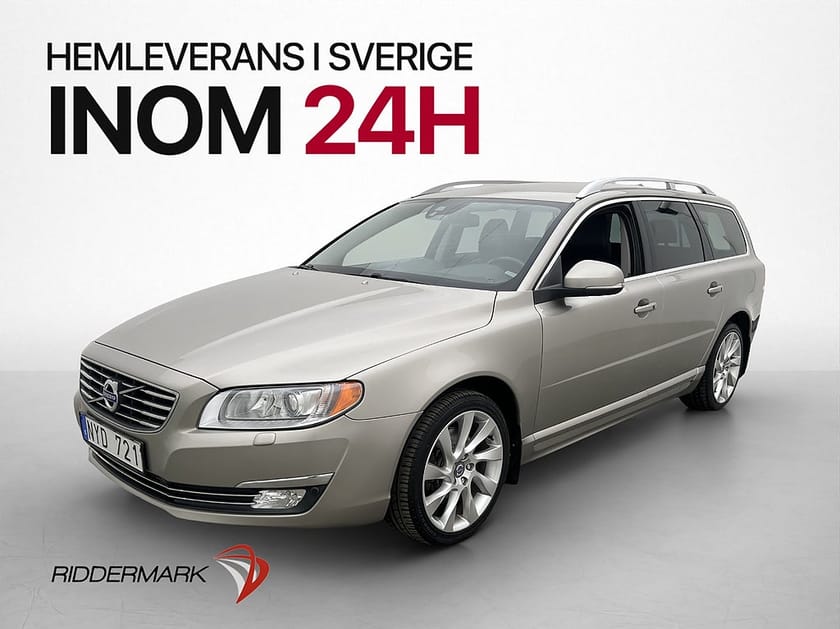 Bild 1 av Volvo V70 D5 215hk Summum D-Värmare Dragkrok Skinn Keyless