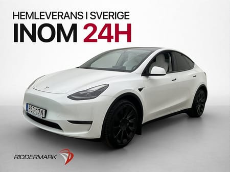 Tesla Model Y Long Range AWD Ljus interiör Drag Autopilot