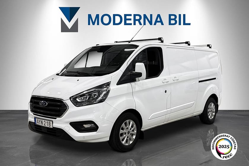 Bild 1 av Ford Transit Custom 340 2.0 TDCi 170hk Moms 2xDörr Drag D-värm B-kam