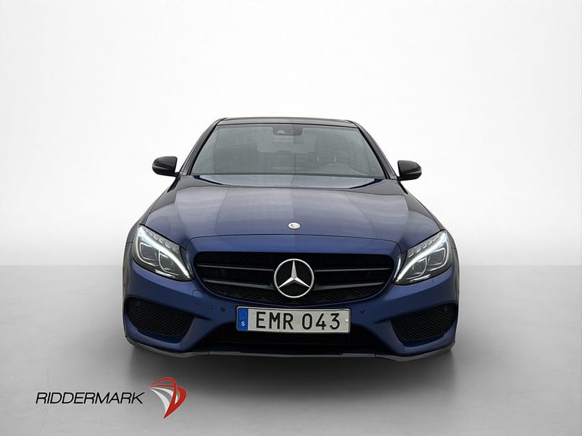 Bild 2 av Mercedes-Benz C 220 d 220d 170hk AMG Line Night Pano Skinn Kamera