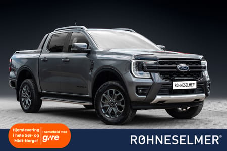 Ford Ranger Dobbelcab 3,0|V6|2025|Wildtrak|Lazer|360|Skinn|Innbytte