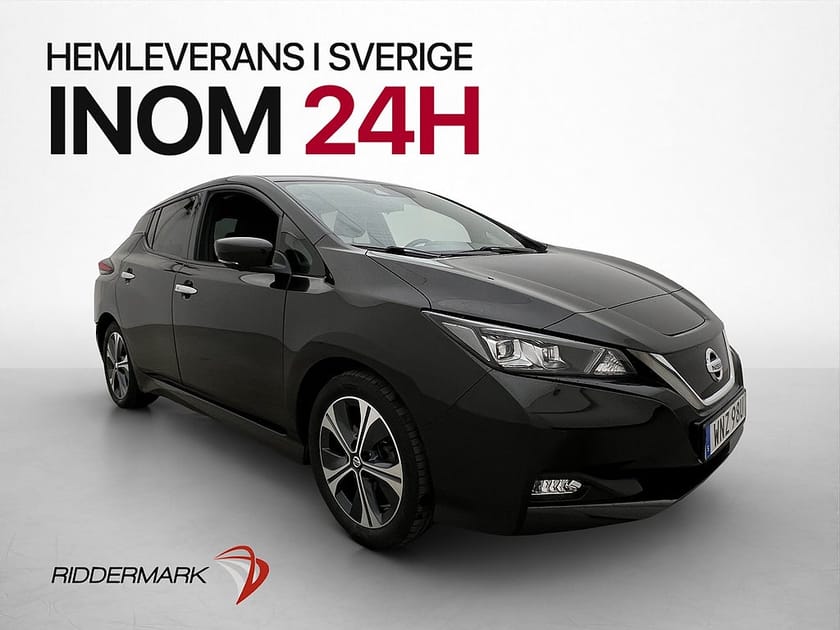 Bild 1 av Nissan Leaf 150hk Tekna Navi 360° Carplay Rattvärm Skinn/Tyg
