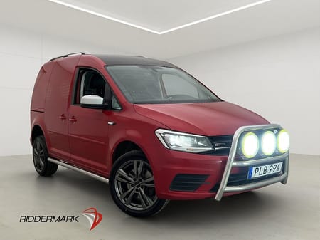 Volkswagen Caddy Van R 4M Värmare PDC Drag Skinn CARPLAY Moms