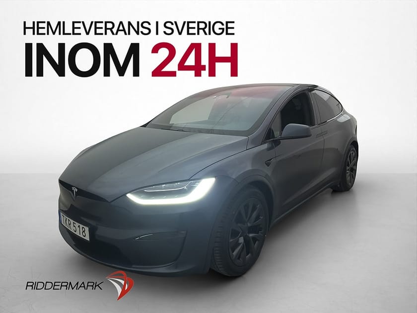Bild 3 av Tesla Model X Plaid 6 Sits Yoke Skärm-bak Drag MOMS