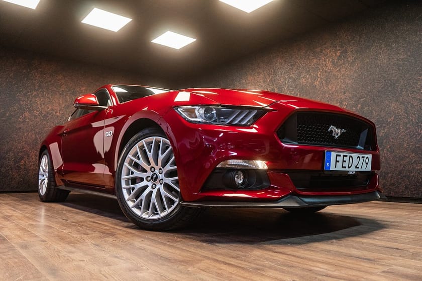 Bild 3 av Ford Mustang GT 5.0 V8 421hk | Sv-såld | Avgas | Brembo | 3166kr/mån