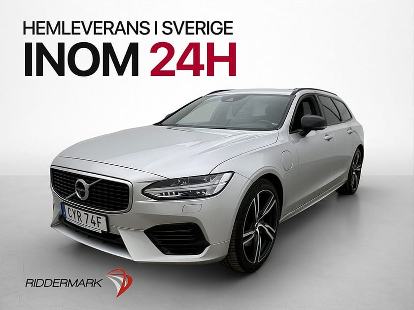 Bild 1 av Volvo V90 Recharge T8 AWD R-Design H/K Luftfjädr Drag Skinn