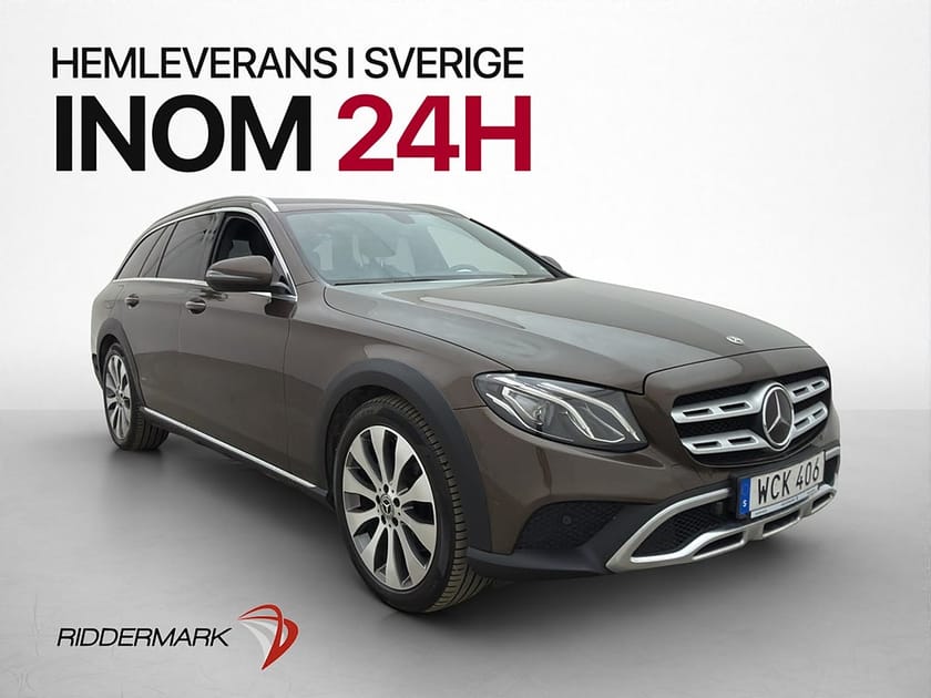 Bild 1 av Mercedes-Benz E 220 d 4MATIC All-Terrain 220d 4M Avantgarde Navi Kamera Elstol Drag
