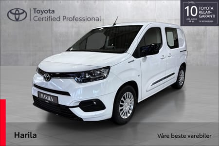 Toyota ProAce City Electric Kort (L1) 2 skyvedører 50kWt Comfort Plus