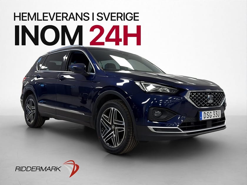 Bild 1 av SEAT Tarraco 7-seater 190hk 4D Xcellence 7-Sits Värmare Kamera Drag