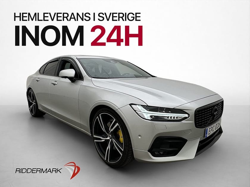Bild 1 av Volvo S90 D5 AWD R-Design Pro B&W D-Värm T-Lucka 360° HuD