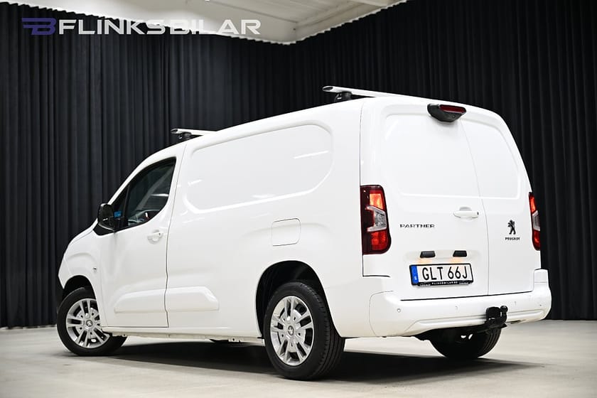 Bild 4 av Peugeot Partner Utökad Last 130HK L2|Automat|Inredd|Drag|Värmare|Backkamera|Leasbar