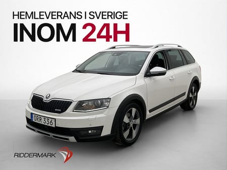 Škoda Octavia Scout Skoda 2.0 TDI 4x4 184hk Pano D-Värm Navi Drag