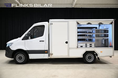 Mercedes-Benz Sprinter 316 CDI Chassi Servicebil|Påbyggt-skåp|Aluca-Inredning|Moms|SeUtr!