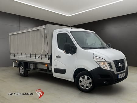 Nissan NV400 Chassi 2.3dCi FLAKBIL Lång Värmare 3-Sit Dragkrok Moms