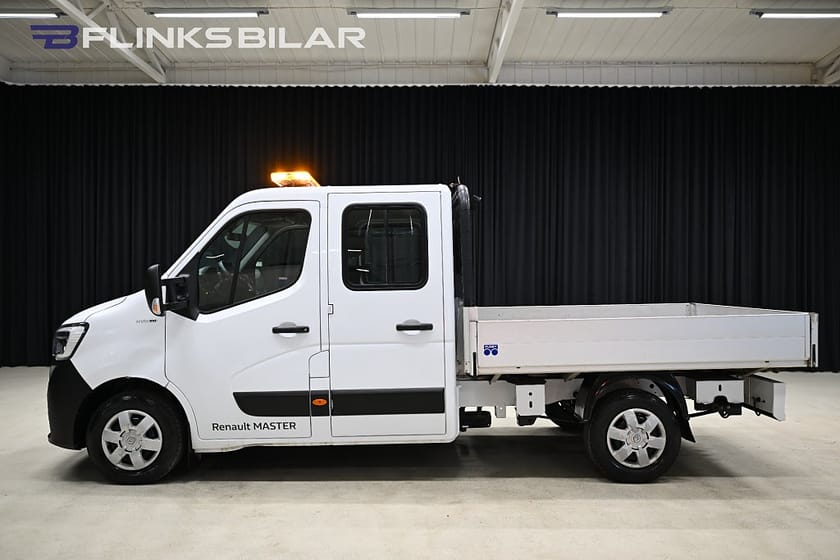 Bild 2 av Renault Master Chassi Cab dCi 180HK Dubbelhytt|Flak|Drag|Värmare|Backkamera|Moms