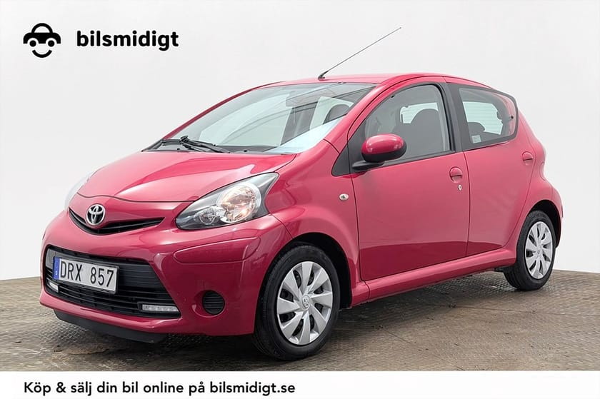 Bild 1 av Toyota Aygo 5-dörrar 1.0 Eco Sätesvärme Bluetooth Fullservad@Toyota