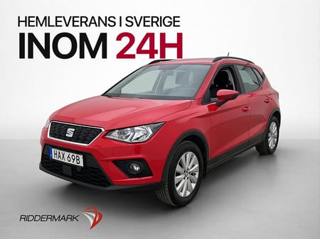 SEAT Arona 1.0 TSI 95hk Style Motor & Kupévärmare Bluetooth