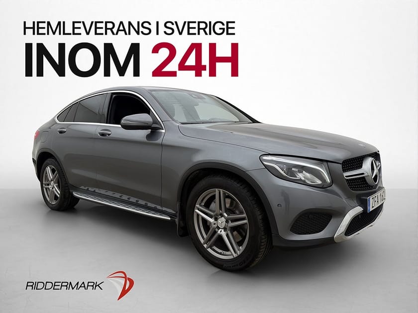 Bild 1 av Mercedes-Benz GLC 220 d Coupé 4MATIC 220d D-Värm Kamera Skinn Drag
