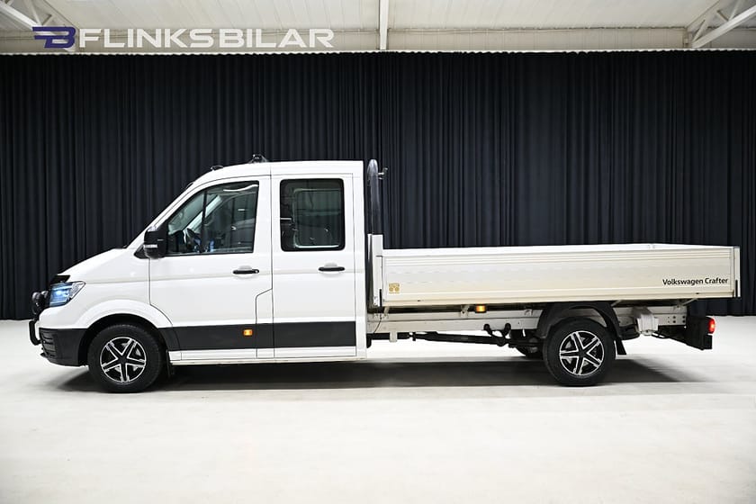 Bild 4 av Volkswagen Crafter Chassi Double Cab 4Motion 2.0 TDI 140HK Dubbelhytt|Flak|Kambytt|Leasbar