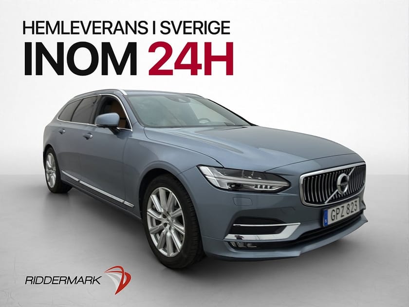 Bild 1 av Volvo V90 D4 Inscription VOC D-Värmare 360° Drag Skinn Navi