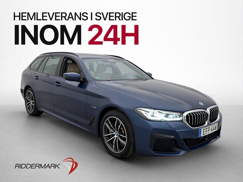 Bild 1 av BMW 530e Touring M Sport Värmare Hifi Cockpit Skinn MOMS