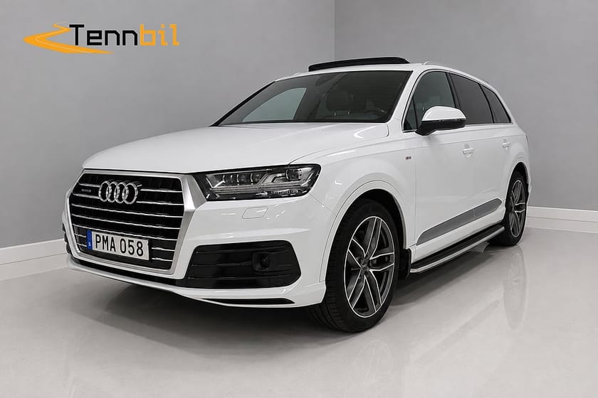 Bild 1 av Audi Q7 7-Sits 3.0 TDI V6 Quattro S-line Drag Pano BOSE Adap-f