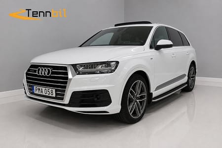 Audi Q7 7-Sits 3.0 TDI V6 Quattro S-line Drag Pano BOSE Adap-f