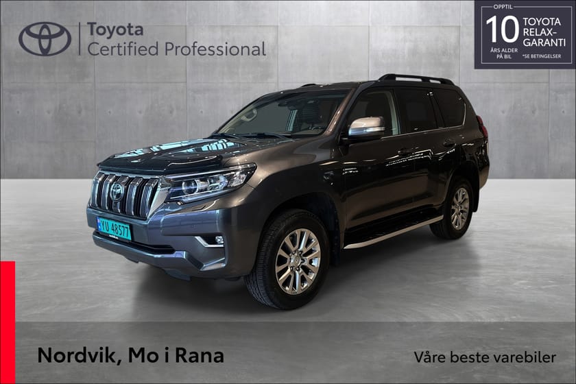 Bilde 1 av Toyota Land Cruiser 5-dørs VX 2.8 2020-modell / Dieselvarmer / Rentekampanje Juli