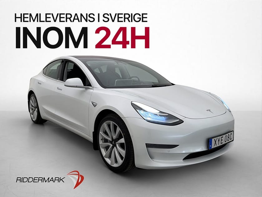 Bild 4 av Tesla Model 3 Long Range AWD Autopilot Pano Svensksåld