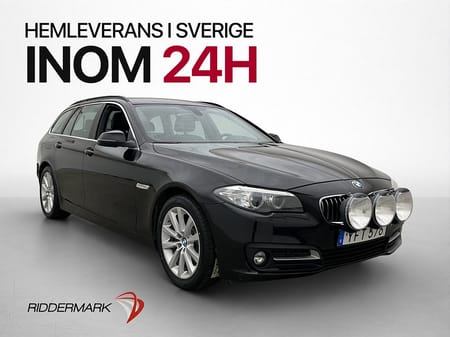 BMW 520d Touring 520 190hk Skinn Drag Extraljus Bluetooth
