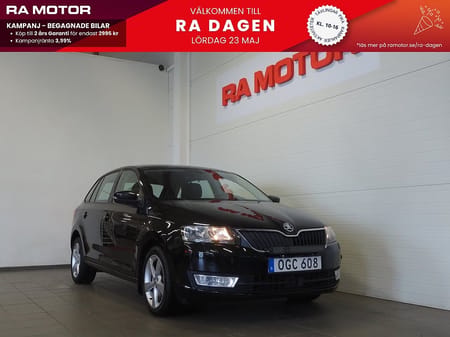 Škoda Rapid Spaceback Skoda 1.2 TSI 110hk Style Motorvärmare P-Sensorer