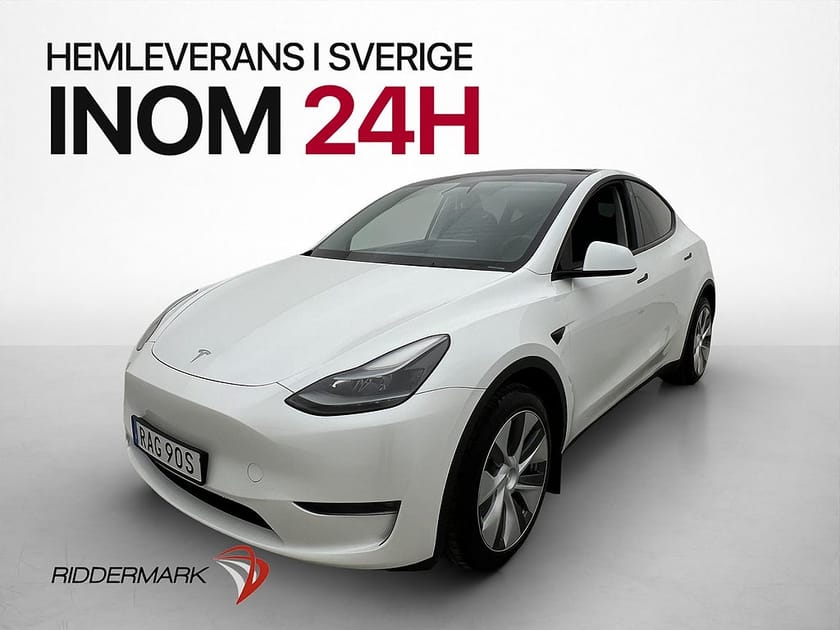 Bild 4 av Tesla Model Y Long Range AWD Pano Drag Kamera Skinn AP Navi