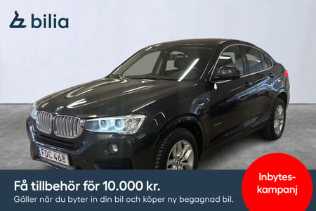 BMW X4 xDrive30d S-Vhjul/Drag/Mvärmare/Backkamera/Msport/Nyservad