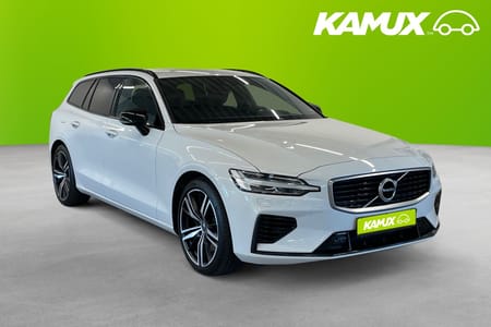 Volvo V60 T8 Recharge 392hk AWD R-Design Skinn Kamera Värmare Drag