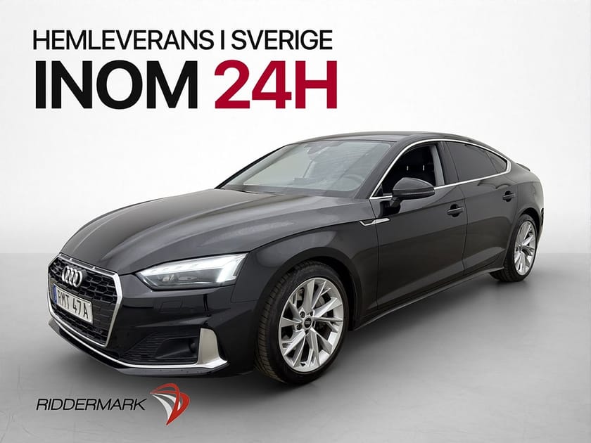 Bild 1 av Audi A5 Sportback 45 TFSI quattro Q 265hk Proline Adv Matrix Kamera