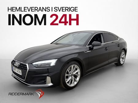 Audi A5 Sportback 45 TFSI quattro Q 265hk Proline Adv Matrix Kamera