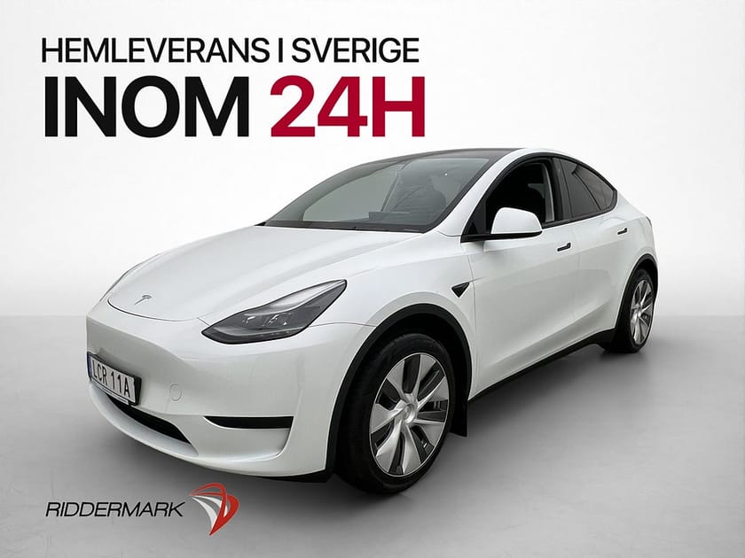 Bild 1 av Tesla Model Y Standard Range RWD Pano Dragkrok AP Svensksåld