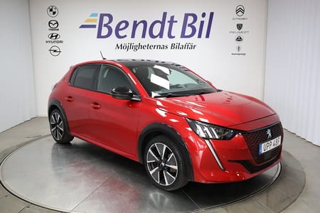 Peugeot e-208 GT 136Hk / Adaptiv farthållare / Backkamera