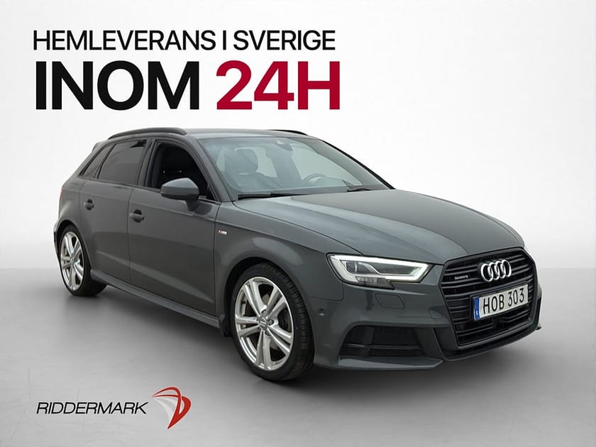Bild 1 av Audi A3 Sportback TFSI Q 190hk S-Line Cockpit B&O Matrix Kamera Navi