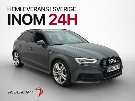 Audi A3 Sportback TFSI Q 190hk S-Line Cockpit B&O Matrix Kamera Navi
