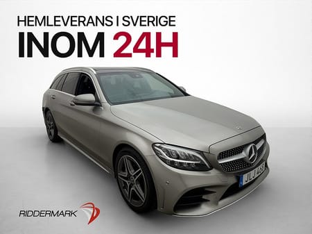 Mercedes-Benz C 200 T C200 184hk AMG Line Panorama Kamera Drag GPS