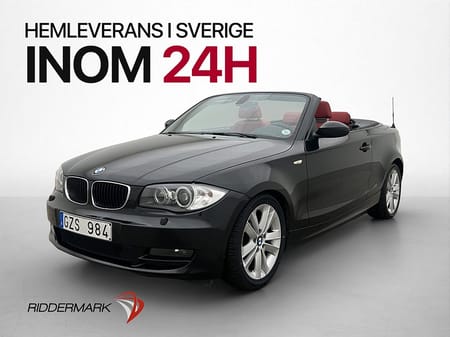 BMW 120d Convertible 120 177hk Advantage Skinn PDC 2-Brukare